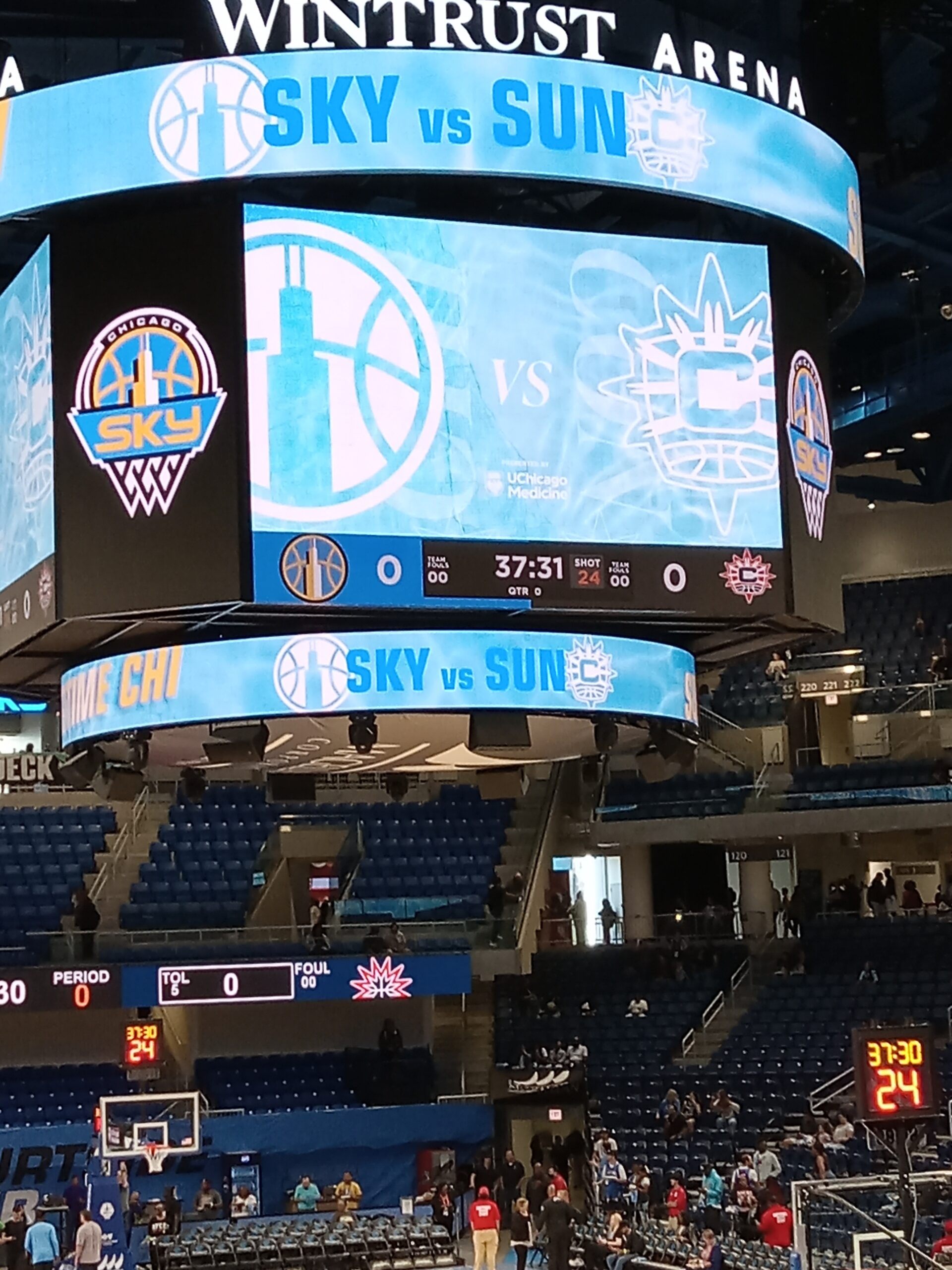 First WNBA game