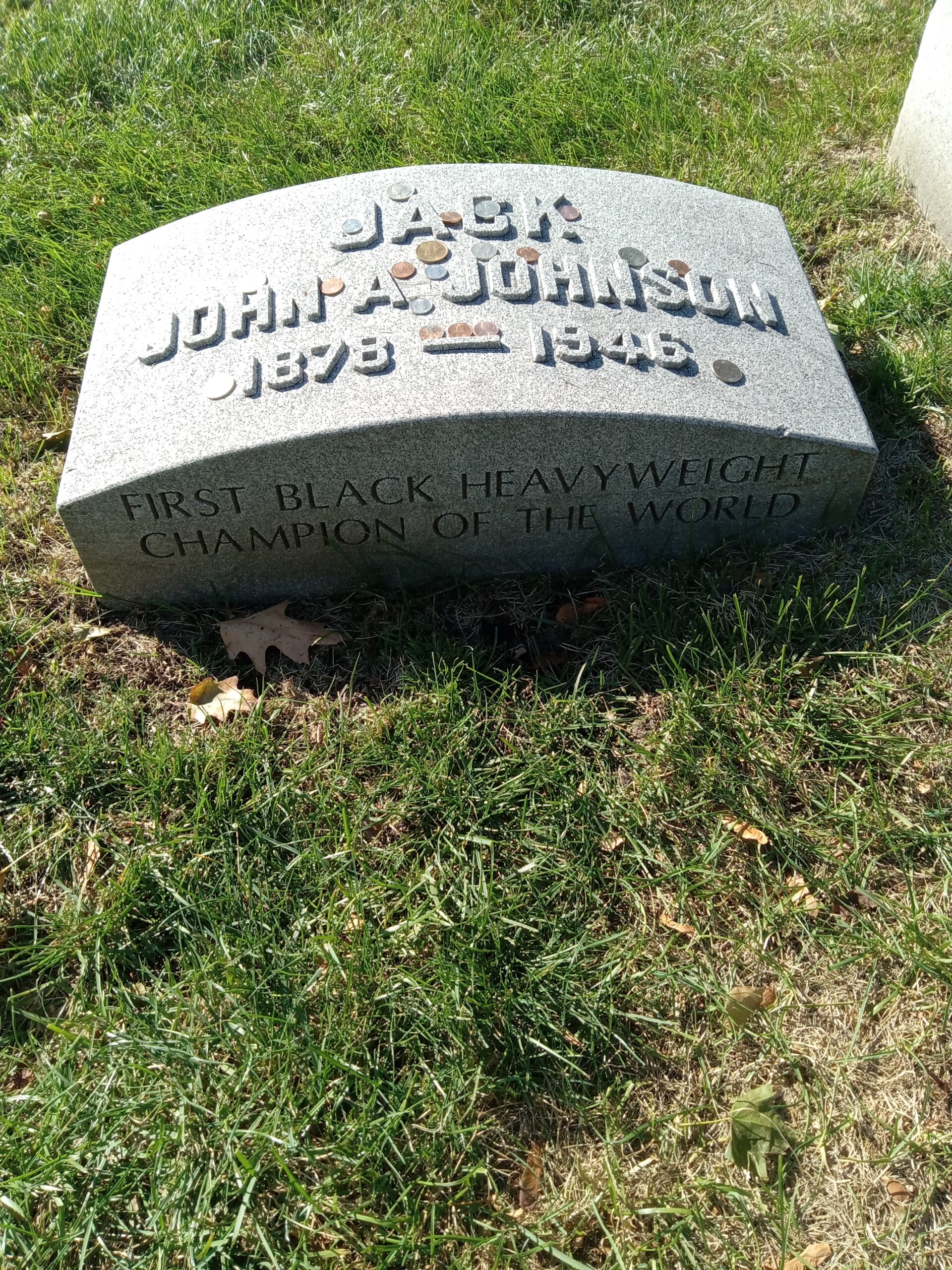 Jack Johnson headstone