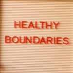 healthy boundaries