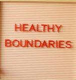 healthy boundaries